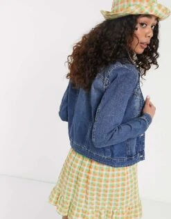 Noisy May Denim Jacket In Blue For Women Blue Denim -Noisy May Shop 202656652 2