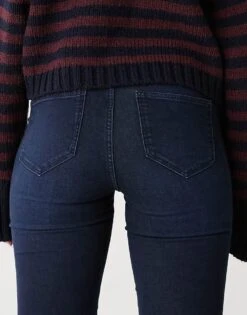 Noisy May Callie High Waist Skinny Jeans In Dark Blue For Women -Noisy May Shop 203158497 4