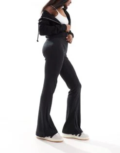 Noisy May Flare Trousers In Black - BLACK For Women -Noisy May Shop 204226276 1 black 1