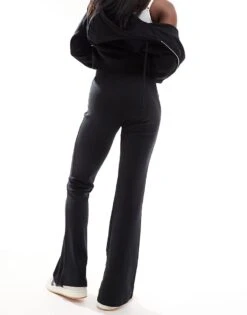 Noisy May Flare Trousers In Black - BLACK For Women -Noisy May Shop 204226276 3