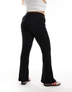 Noisy May Curve Flare Trousers In Black - BLACK For Women -Noisy May Shop 204226577 3