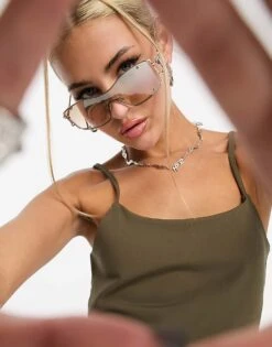 Noisy May Seamless Cami Top In Khaki For Women -Noisy May Shop 204337234 3