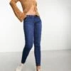 Noisy May Allie Low Rise Skinny Jeans In Medium Blue For Women Mid Blue