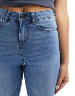 Noisy May Sallie High Waisted Flare Jeans In Light Blue - LBLUE For Women -Noisy May Shop 204825939 5