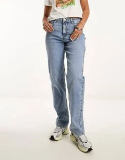 Noisy May Guthie Straight Leg Jeans In Light Blue For Women -Noisy May Shop 204962628 1 lightblue 1