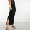 Noisy May Bodycon Maxi Skirt In Black For Women