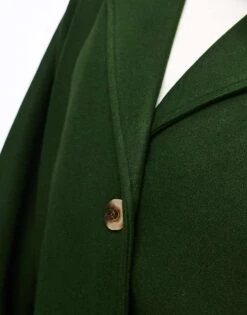 Noisy May Oversized Slouchy Blazer Jacket In Khaki For Women -Noisy May Shop 205156781 4