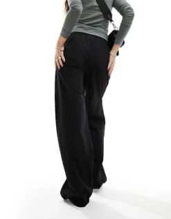 Noisy May Ankle Drawstring Trouser In Black For Women -Noisy May Shop 205630324 3