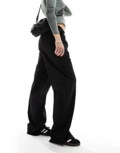 Noisy May Ankle Drawstring Trouser In Black For Women -Noisy May Shop 205630324 5