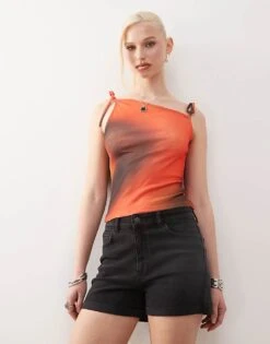 Noisy May Moni High Waisted Denim Short In Black For Women -Noisy May Shop 205630737 1 black 1