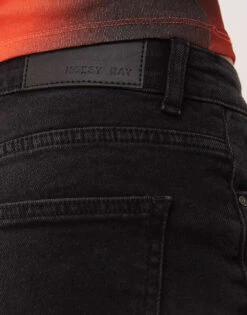 Noisy May Moni High Waisted Denim Short In Black For Women -Noisy May Shop 205630737 3