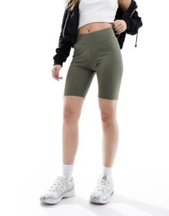 Noisy May Legging Shorts In Khaki For Women Kalamata -Noisy May Shop 205631003 1 kalamata 1