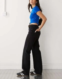 Noisy May Yolanda Wide Jeans In Black For Women -Noisy May Shop 205877229 3