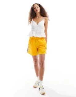 Noisy May Ruche Detail Cami Top In White For Women Bright White -Noisy May Shop 206036899 1 brightwhite 1