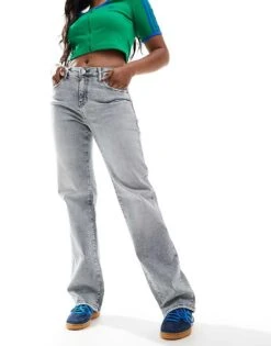 Noisy May Yolanda Wide Jeans In Light Grey Wash For Women Light Grey Denim -Noisy May Shop 206227626 1 lightgreydenim 1