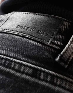 Noisy May Moni High Waisted Straight Jeans In Dark Grey Wash For Women Dark Grey Denim -Noisy May Shop 206442044 4