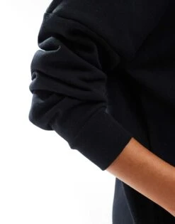 Noisy May Slouchy Sweat Dress In Black For Women -Noisy May Shop 206445260 3