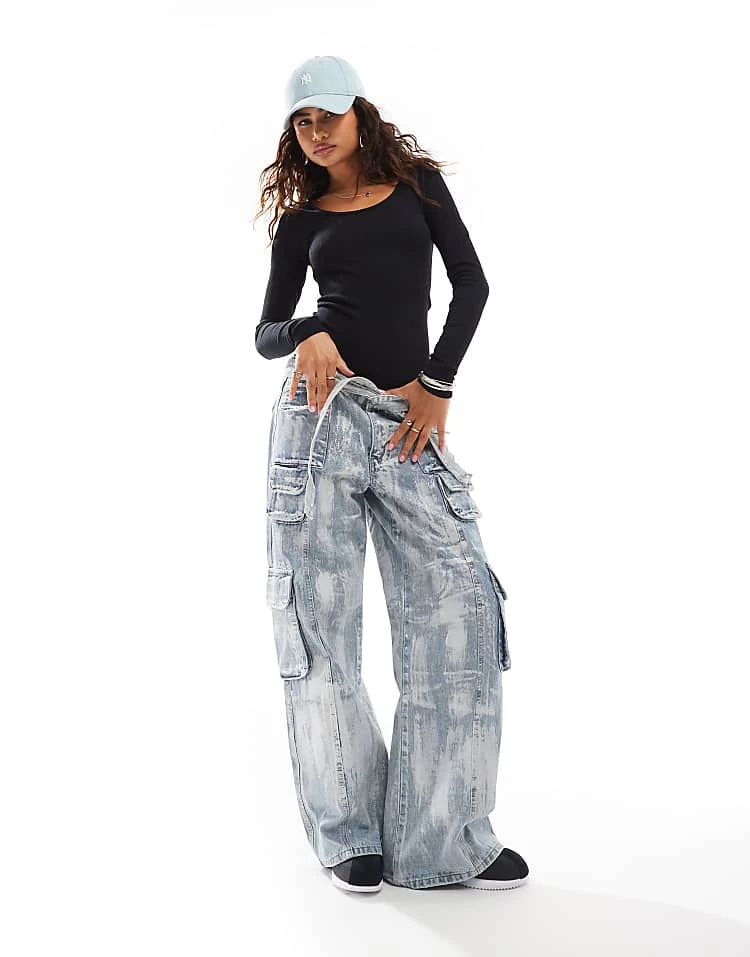 Noisy May Long Sleeve Ribbed Body In Black For Women 2 Noisy May Long Sleeve Ribbed Body In Black For Women - Image 2