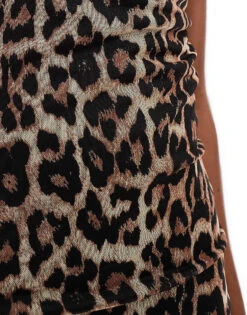 Noisy May Mesh Maxi Dress In Leopard Print For Women -Noisy May Shop 206814912 4