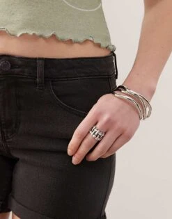 Noisy May Debby Denim Shorts In Black For Women Black Denim -Noisy May Shop 207377402 3