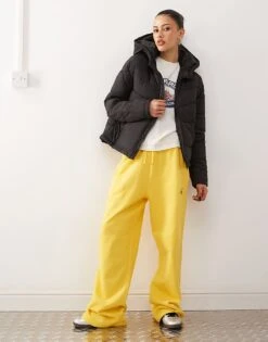 Noisy May Hooded Puffer Jacket In Black For Women -Noisy May Shop 207417310 1 black 1